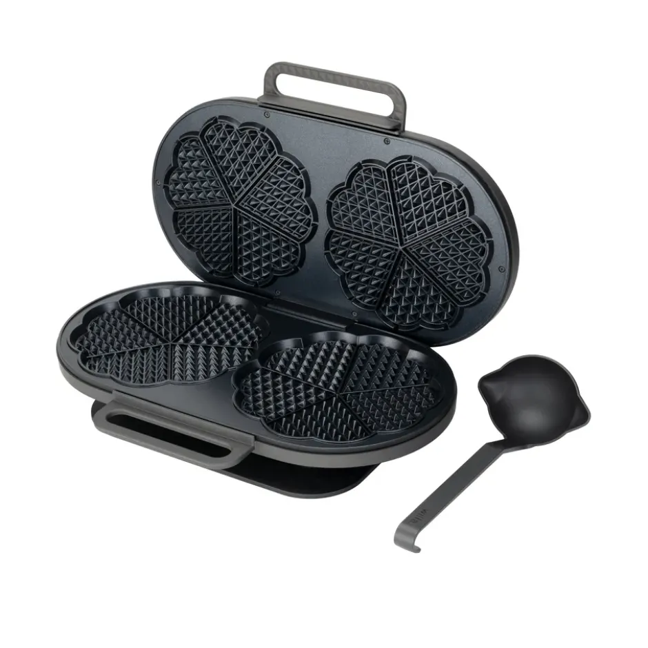 Wilfa Joy vohvelirauta, tupla, Musta, 1500 W