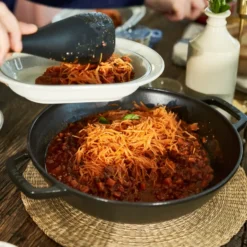 Wokkipannu lasikannella Ø30 cm 4,4 L, Musta