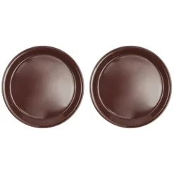 Yuka lounaslautanen Ø 22 cm 2-pakkaus, Dark (ruskea)